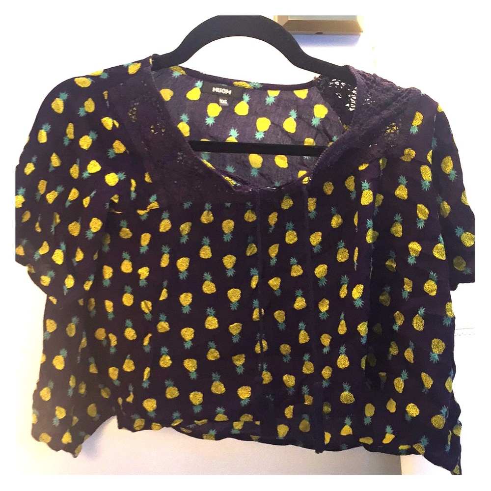 Flowy Pineapple Crop top